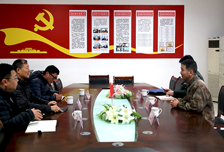 胶州市武装部到云顶集团7610官方网站走访调研征兵工作 胶州市武装部到云顶集团7610官方网站走访调研征兵工作