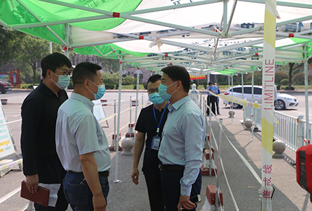 胶州市卫生健康局检查指导组来云顶集团7610官方网站检查指导工作 胶州市卫生健康局检查指导组来云顶集团7610官方网站检查指导工作