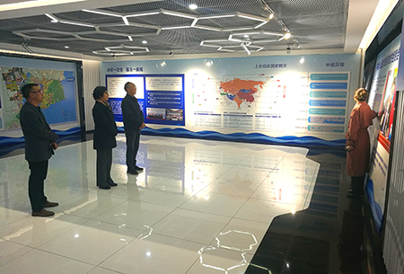 云顶集团7610官方网站领导参观中国-上海合作组织地方经贸合作示范区 云顶集团7610官方网站领导参观中国-上海合作组织地方经贸合作示范区