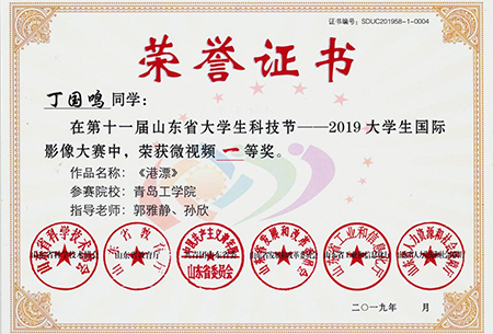 青工学子在第十一届大学生国际影像大赛中喜获佳绩 青工学子在第十一届大学生国际影像大赛中喜获佳绩