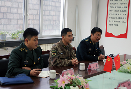 胶州市武装部到云顶集团7610官方网站走访调研征兵工作 胶州市武装部到云顶集团7610官方网站走访调研征兵工作